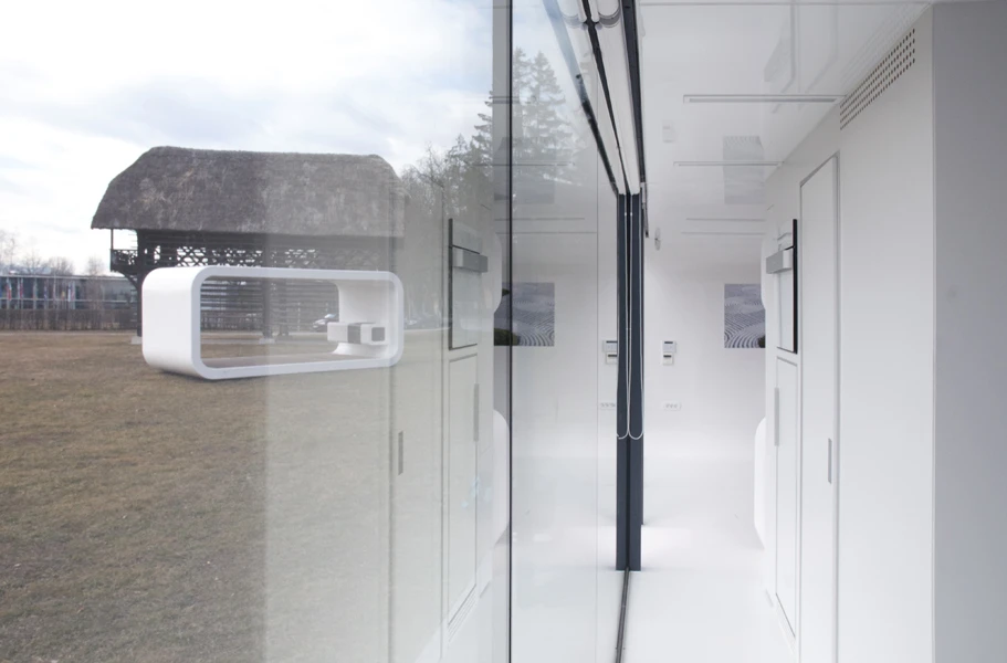 Coodo studio has created a series of modular units that can be sold separately or coupled together to offer more space and more flexibility