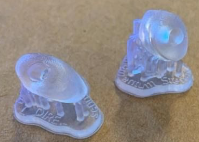 The custom-fit eartips are 3D printed from data provided by ear scans performed by the user with a smartphone