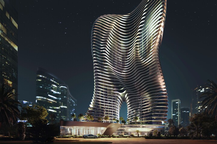 Bugatti Residences will be defined by an extraordinary sculpted design