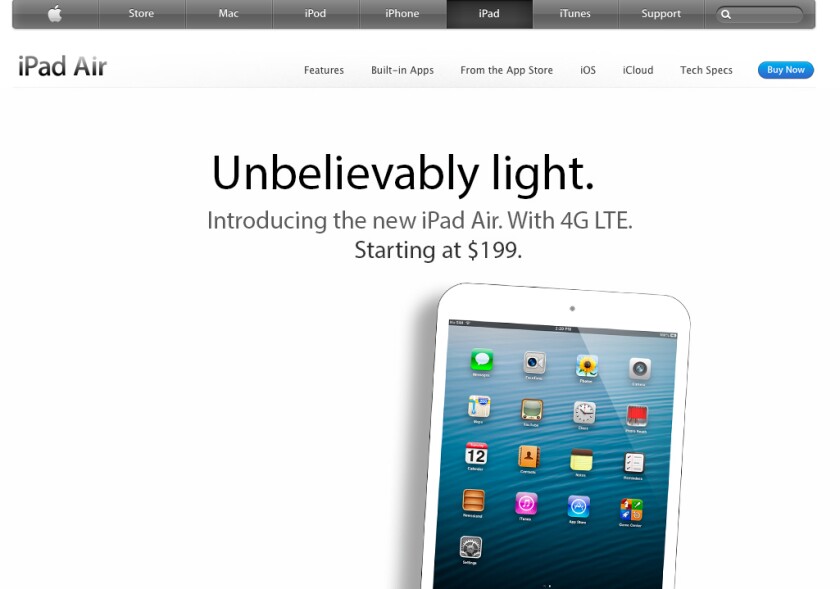 Is this what Apple.com will look like later this month?