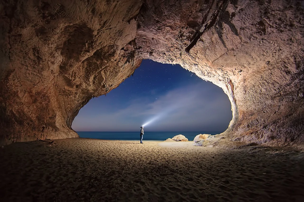 A judge's pick, called Stargate Cave, taken in Sardinia, Italy