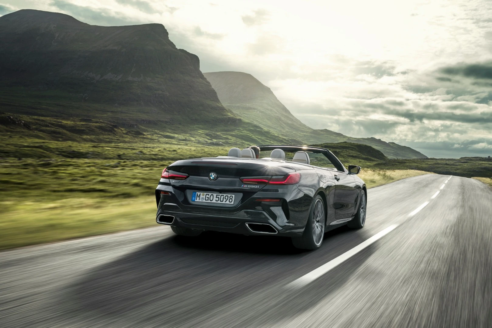 The soft-top opens up and conceals away in 15 seconds
