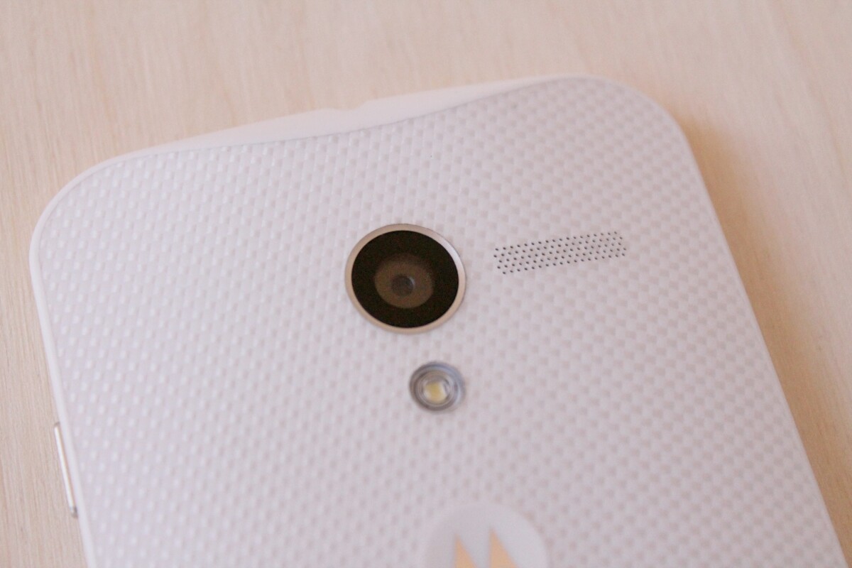 The Moto X has a 10-megapixel rear camera