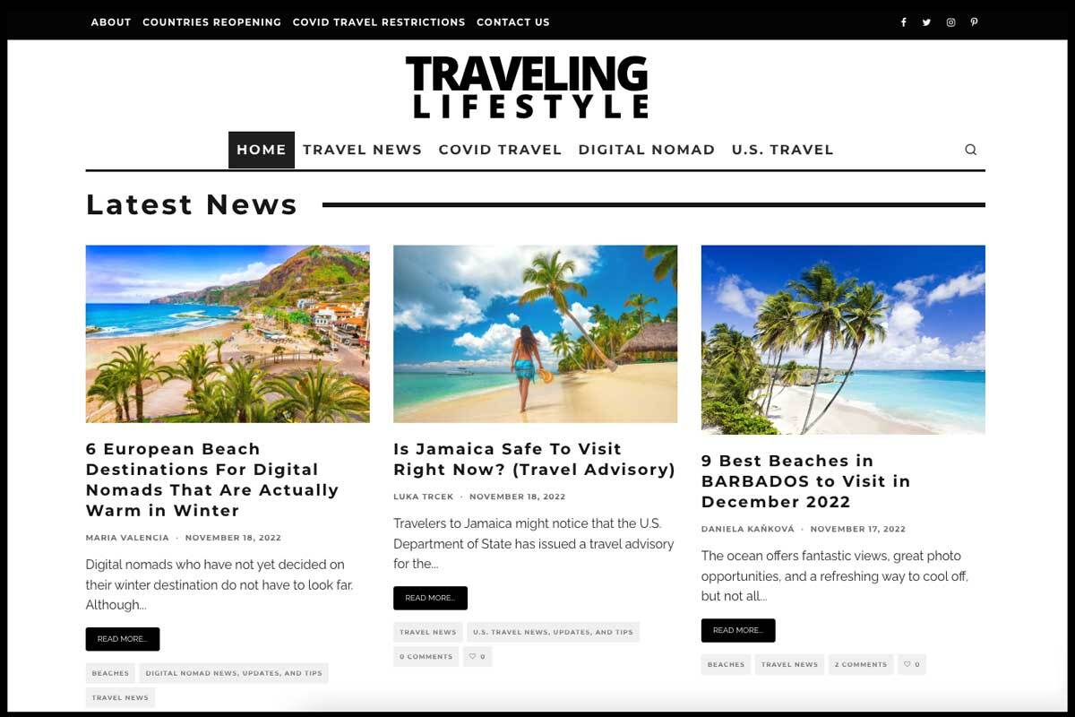 Travelinglifestyle.net