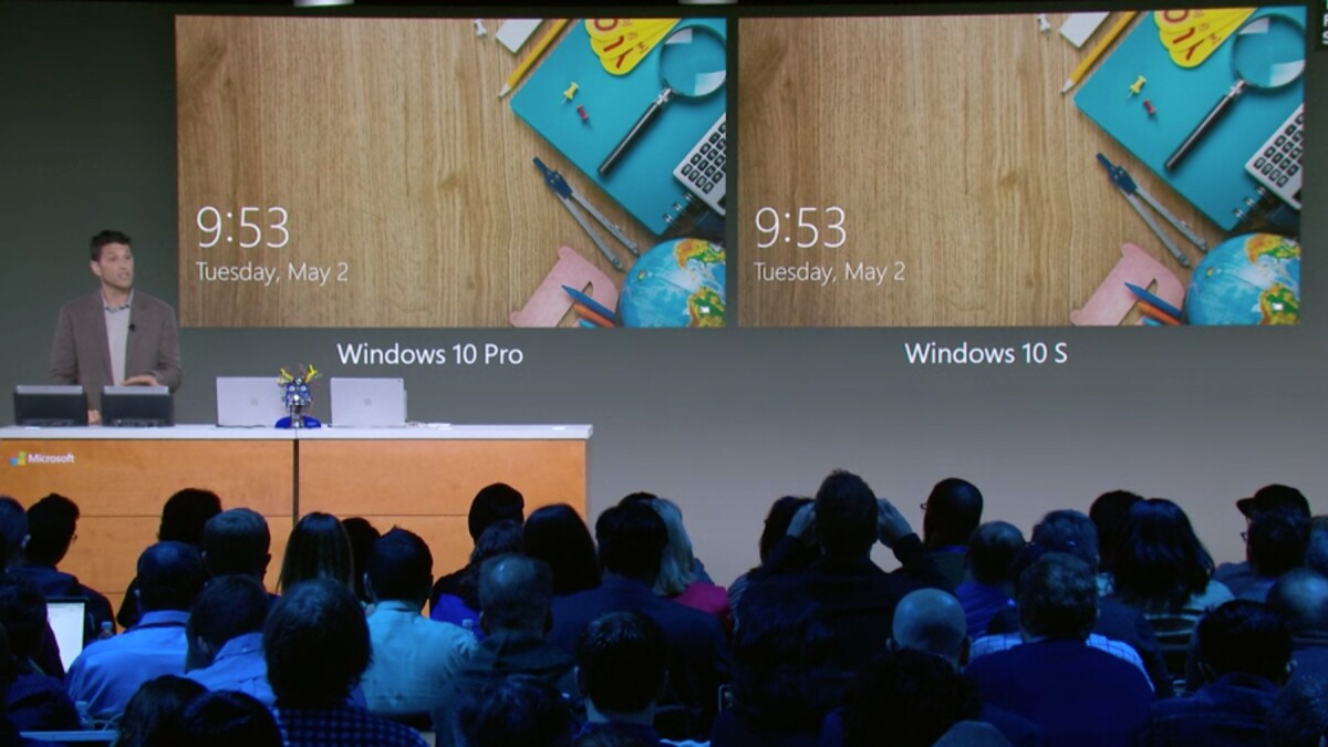 Windows 10 S looks and works like Windows 10, but it only runs apps downloaded from the Windows Store