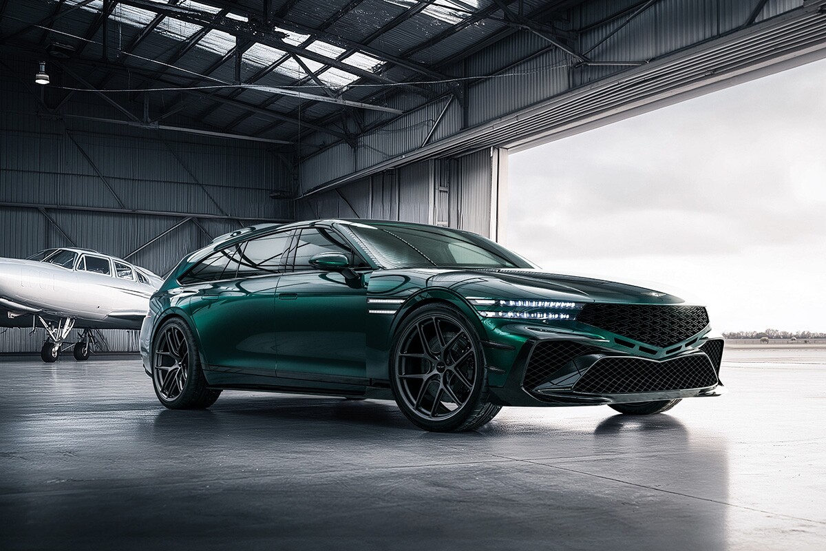 Genesis' sporty luxury wagon concept invokes instant stank face
