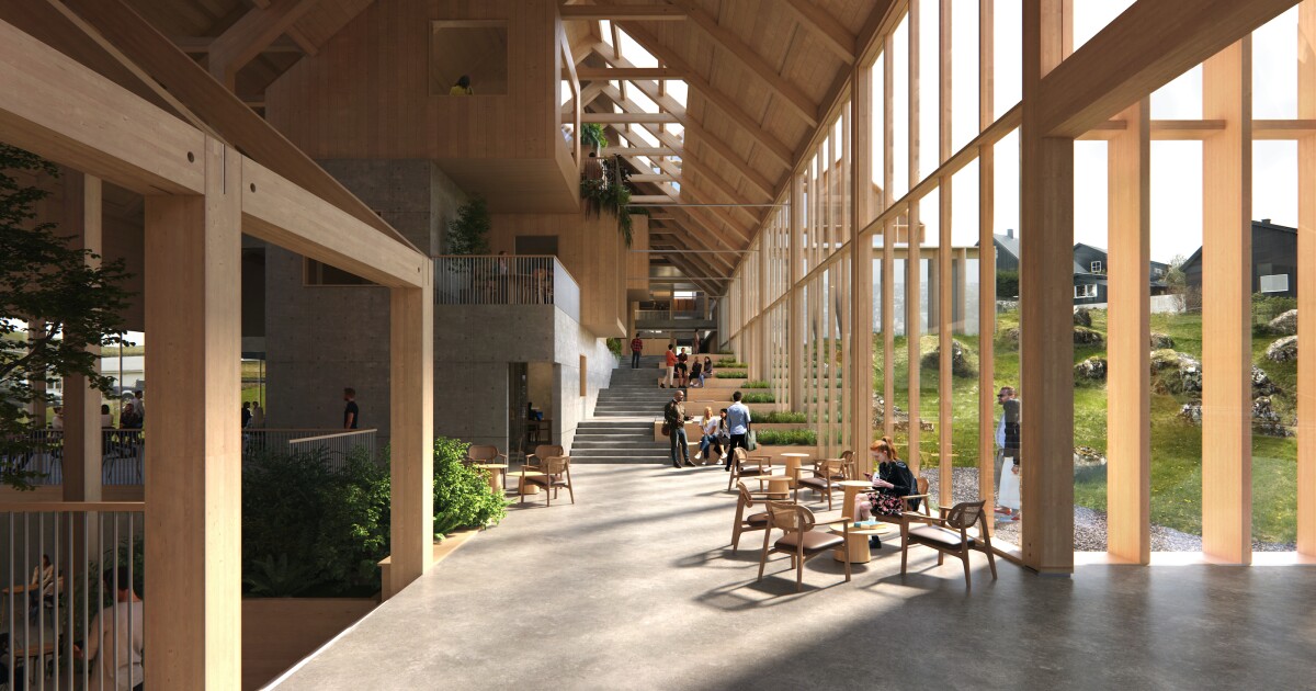 Timber university takes the sting out of harsh Faroe Islands climate Timber university takes the sting out of harsh Faroe Islands climate