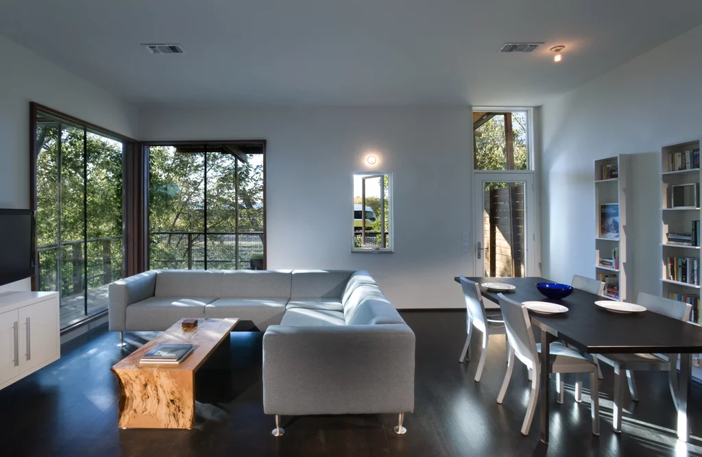 The house is one of 50 energy-efficient modern homes located at Urban Reserve (Photo: Charles Davis Smith)