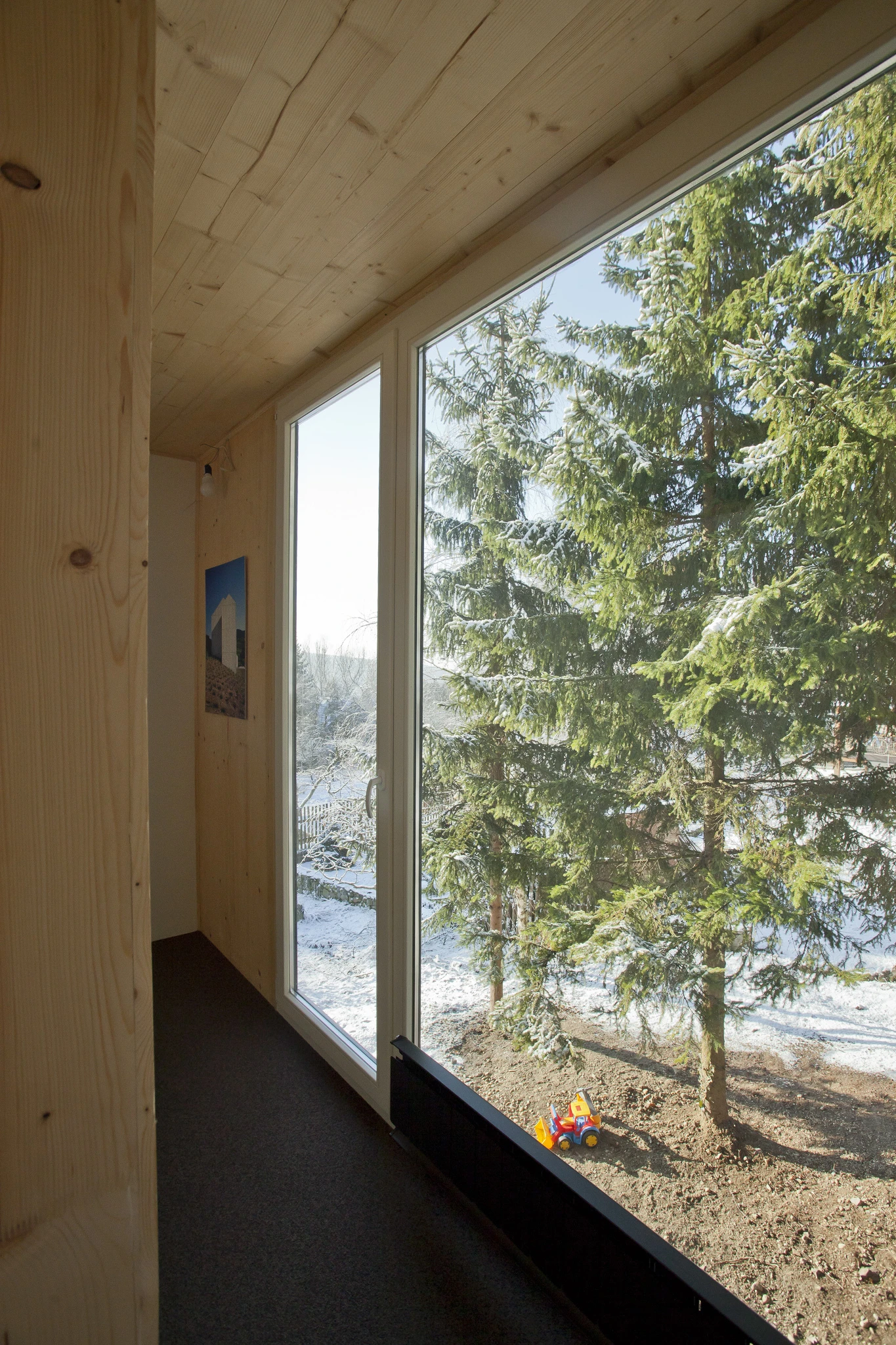 The house boasts beautiful views of the Hungarian forest (Photo: Zsolt Batár)