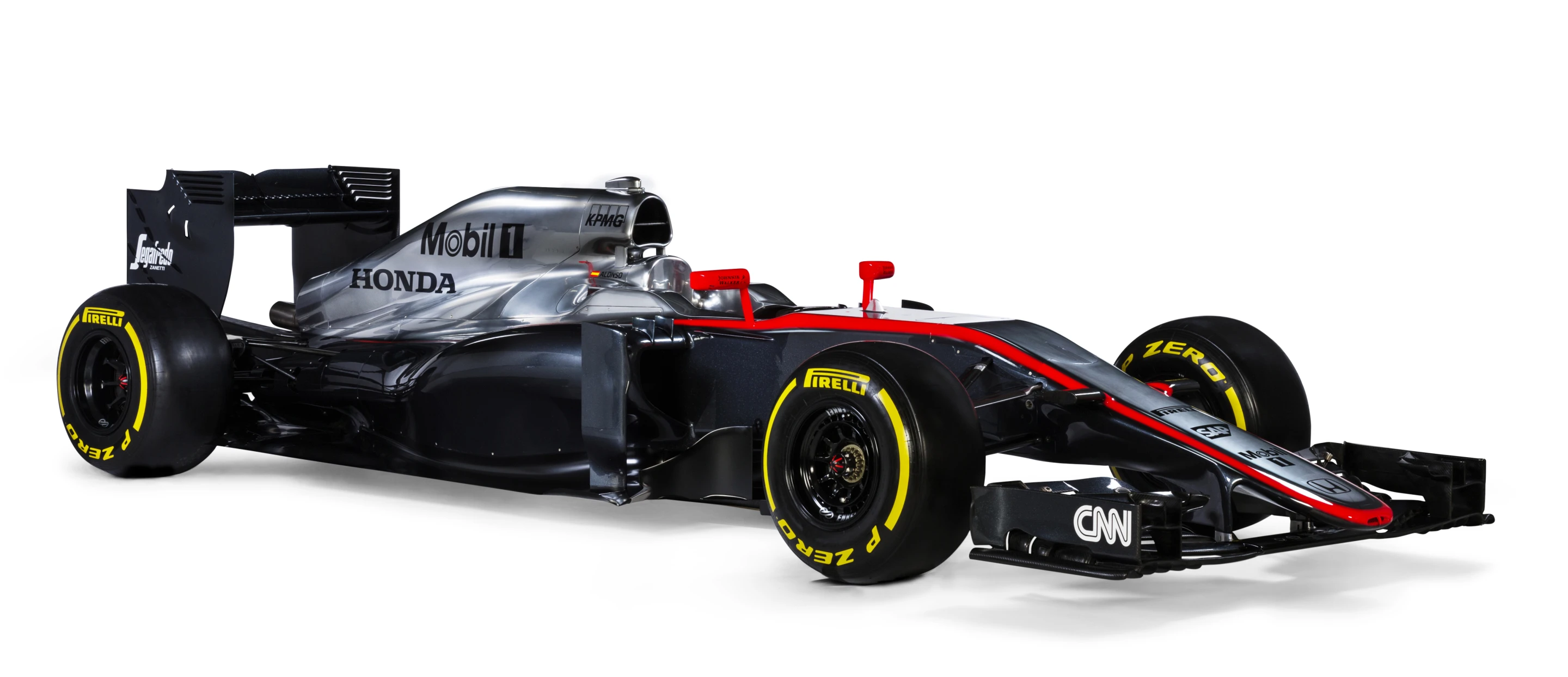 The MP4-30 marks a return to the partnership between McLaren and Honda in F1