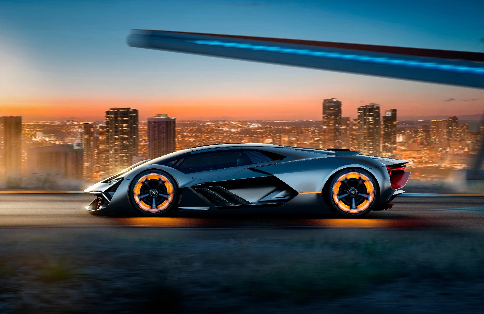 Render of Lamborghini's Terzo Millennio concept