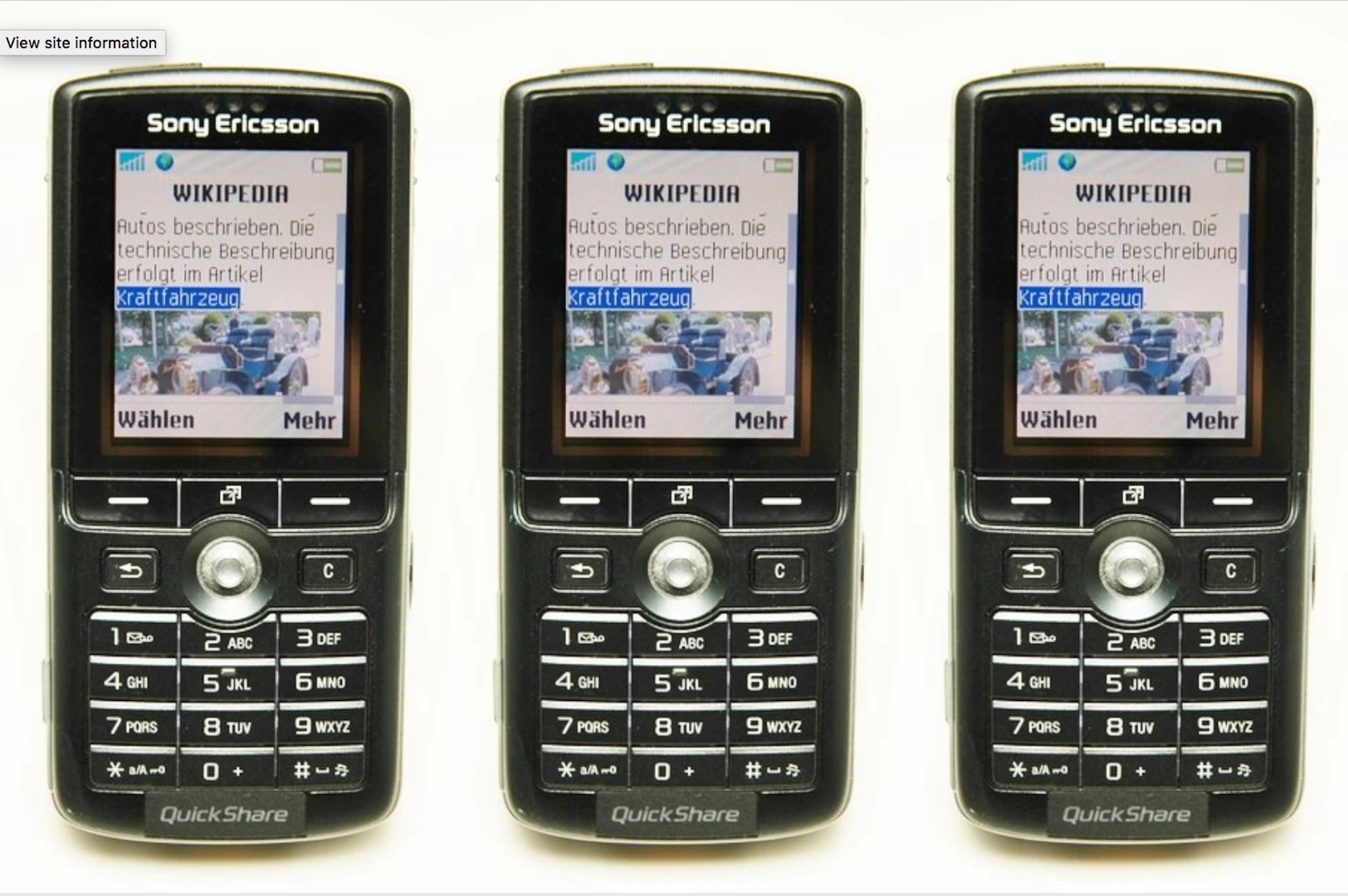 Sony Ericsson's K750i