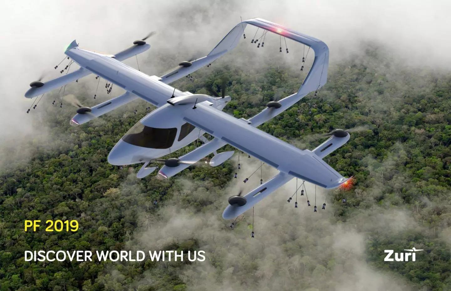 The production design, with its large tail wing