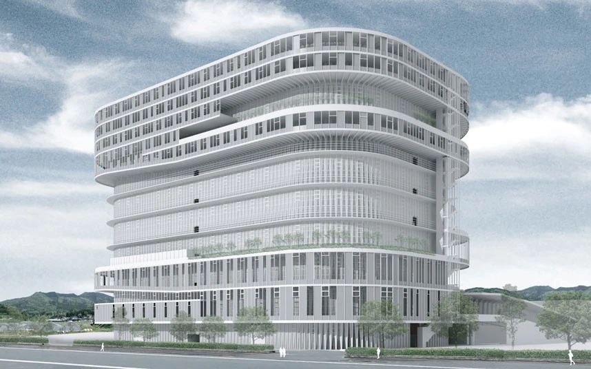 Future Projects Commercial - Mixed-Use - JST Product Complex in Tsuyama, Japan - Osamu Morishita Architect & Associates