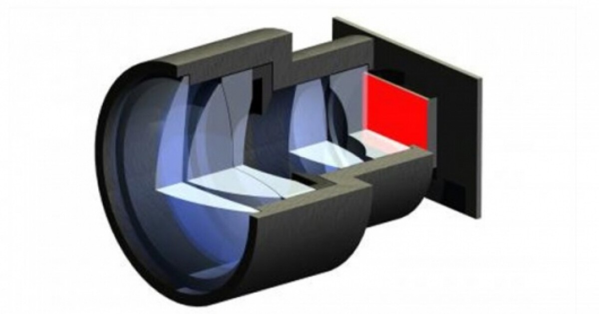 Mini OLED projector prototype for mobile phones