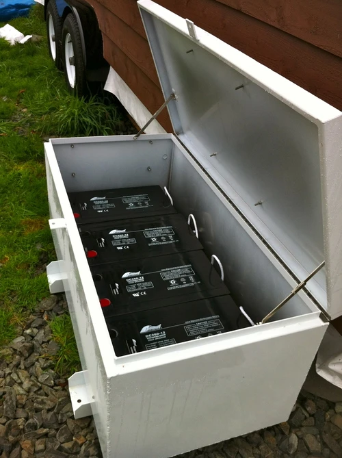 The home's solar system was the biggest expense, setting the Tacks back approximately $11,000 (Photo: Christopher Tack)