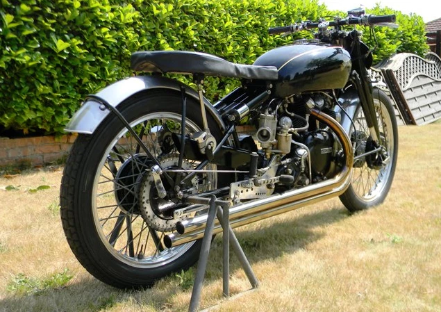 Built by a Vincent employee who went on to become the company's development manager, this Black Lightning was sold by Historics at Brooklands for GBP£65,000 ($100,740) in August, 2013