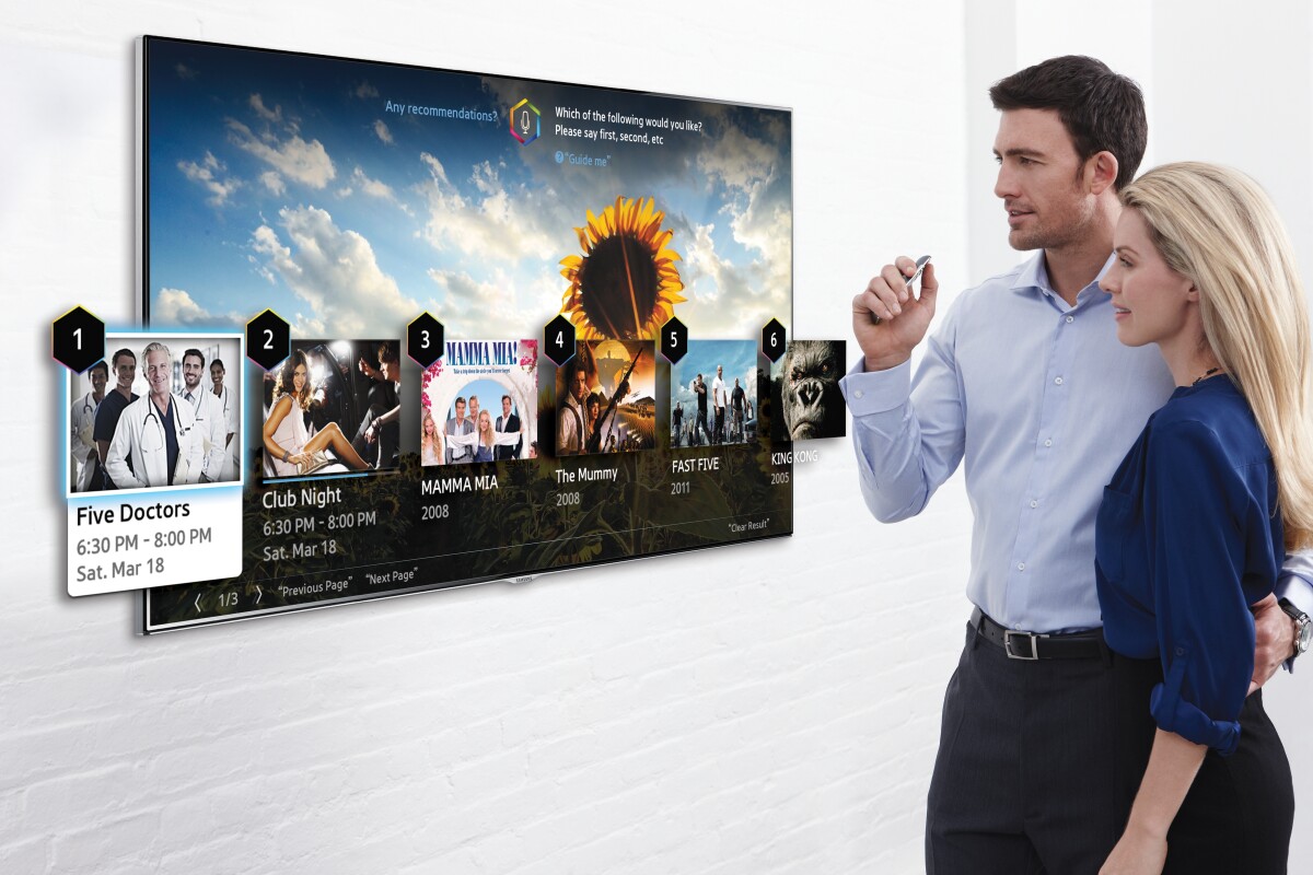 Samsung's new Smart TVs will be controlled with a wag of your finger