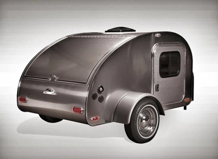 The High Camp's fenders are steel finished with a powder coating to match the aluminum body