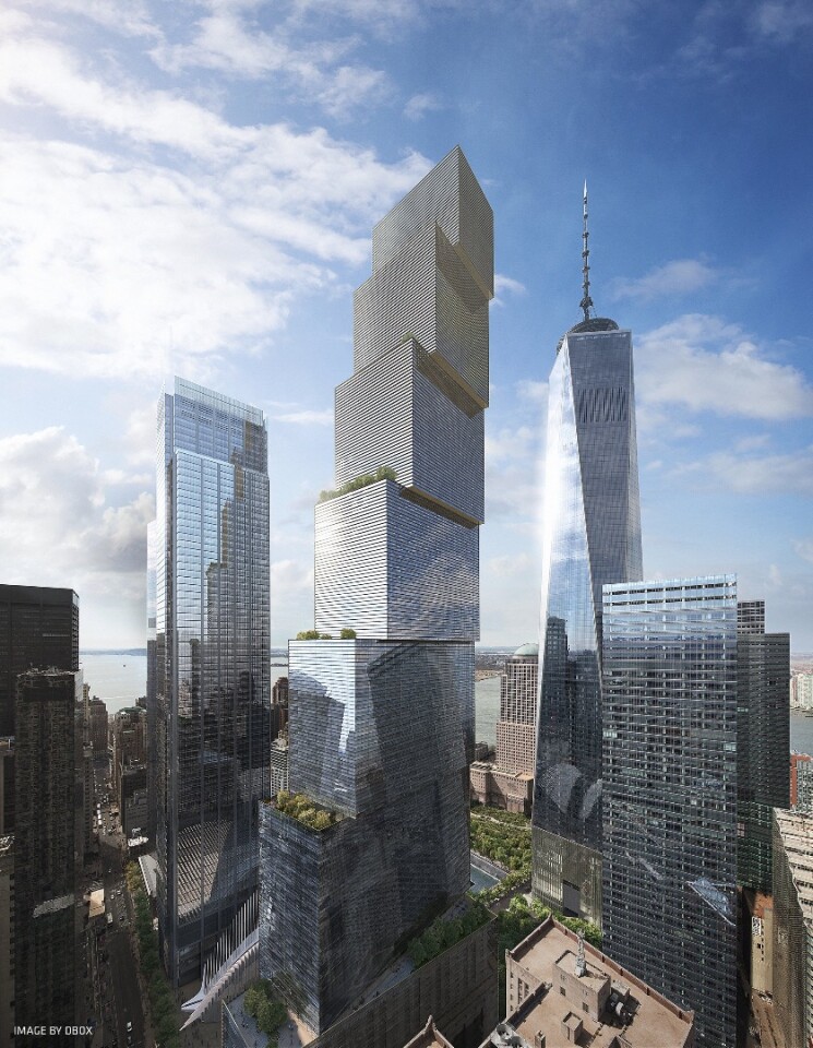BIG reveals eyecatching Two World Trade Center design