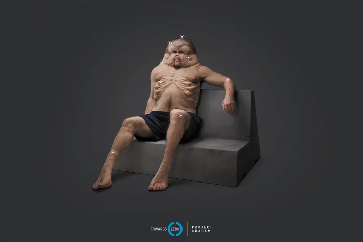 Everyone, meet Graham. And be polite - he can't help the way he looks