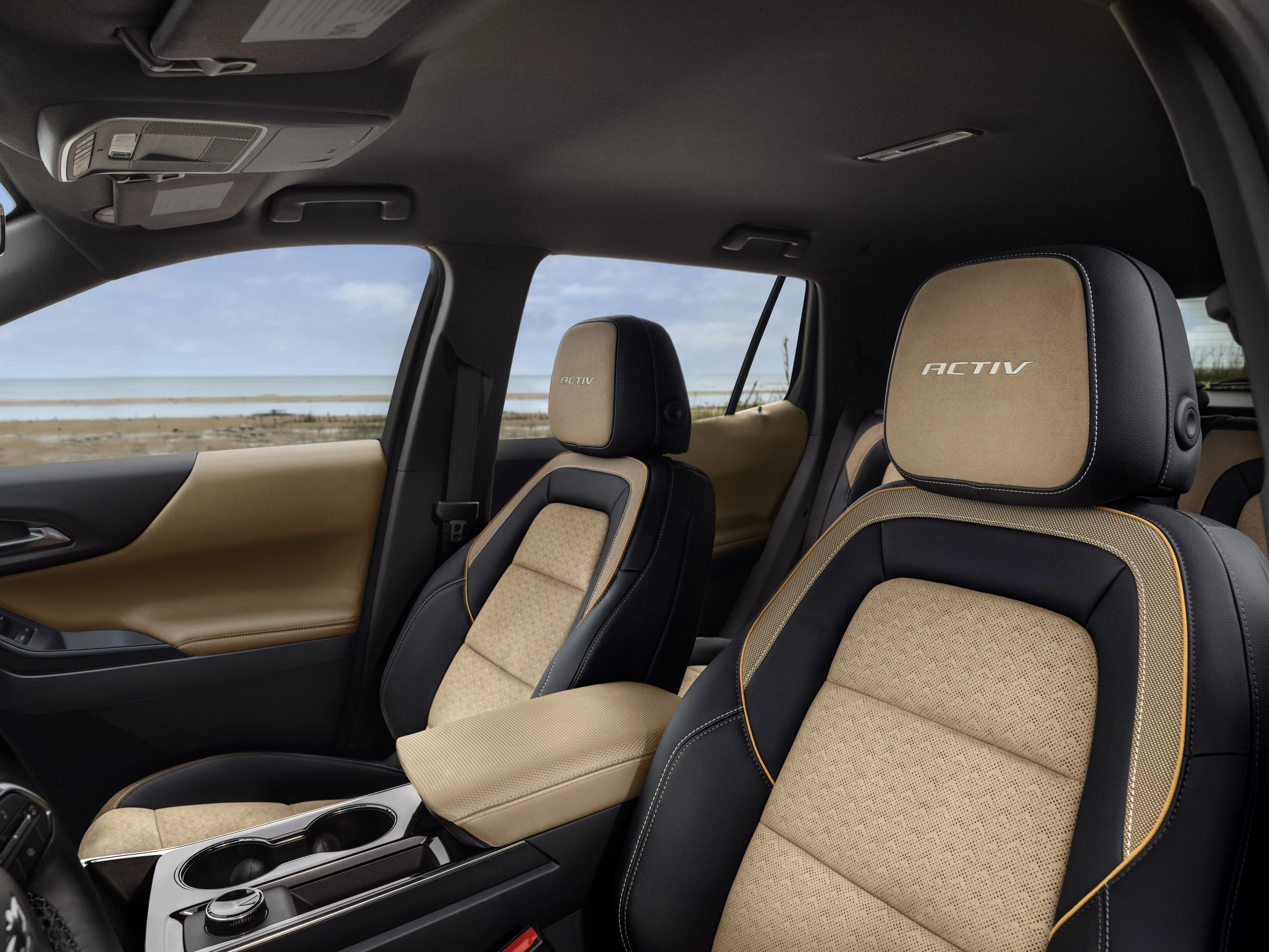 Inside the 2025 Chevrolet Equinox gasoline model is a spacious interior with an upscale feel
