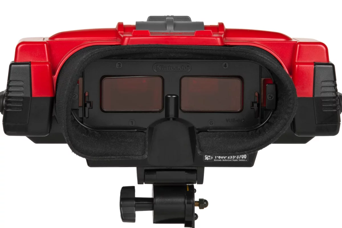 The Virtual Boy, an early attempt by Nintendo to create a VR video game console