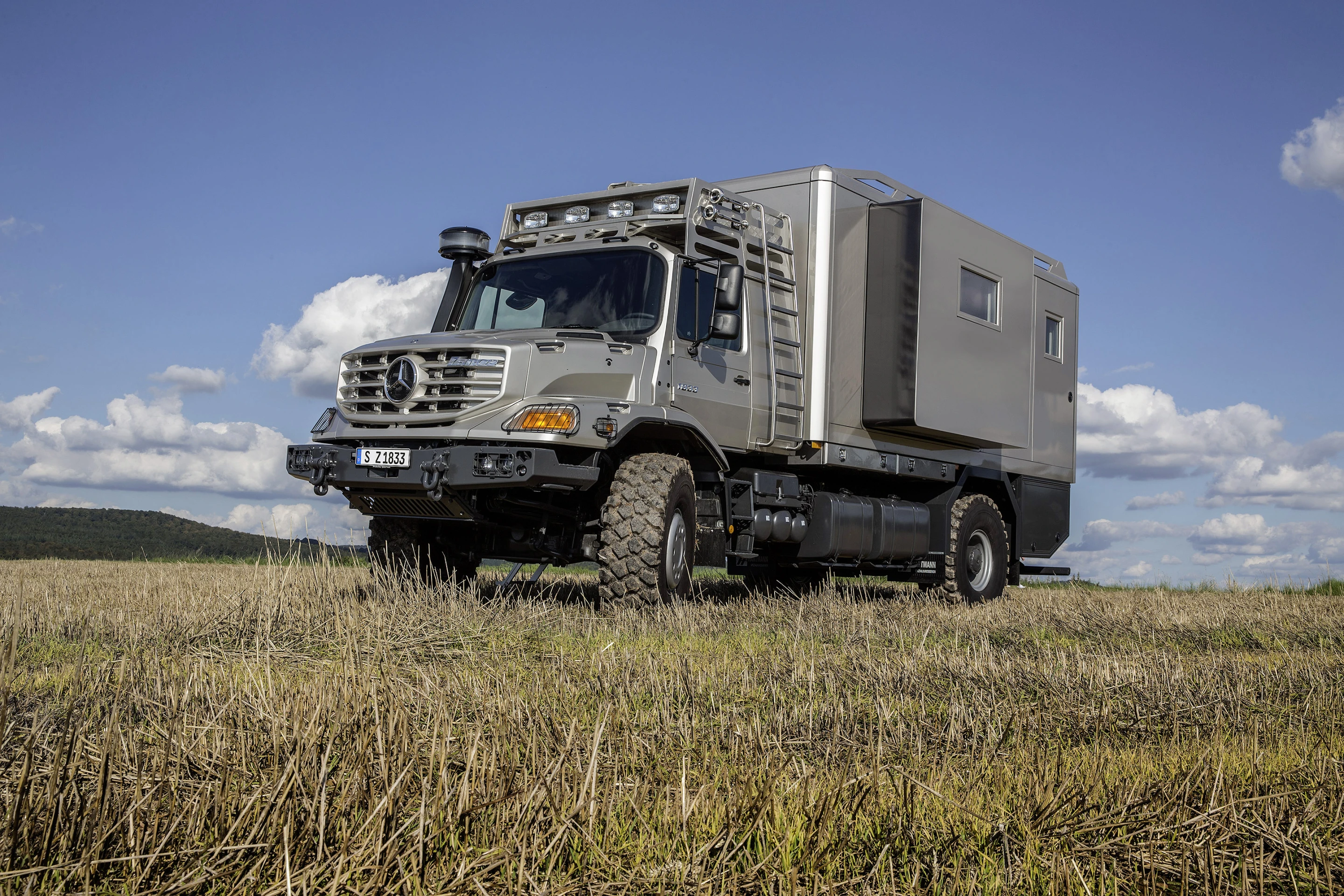 On the back sits a mobile, luxury apartment