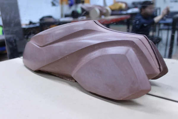 The Autonomo model in the making. (Photo: Charles Rattray)