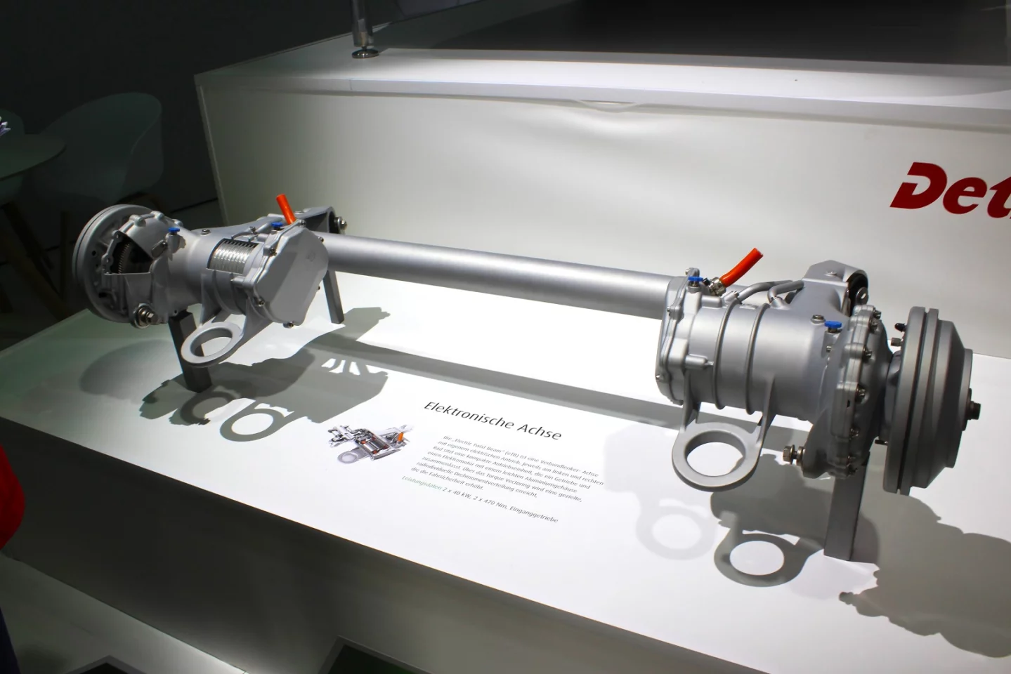 The E.Home Coco uses a pair of electric motors on its single axle