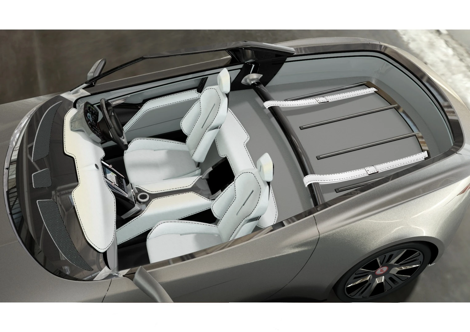 The luggage space of the Alcraft GT will hold around 500 liters of gear