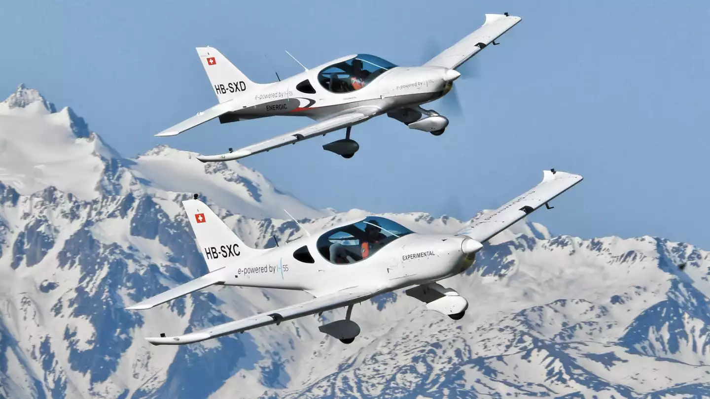 The new system incorporates an electric motor being tested in these light aircraft