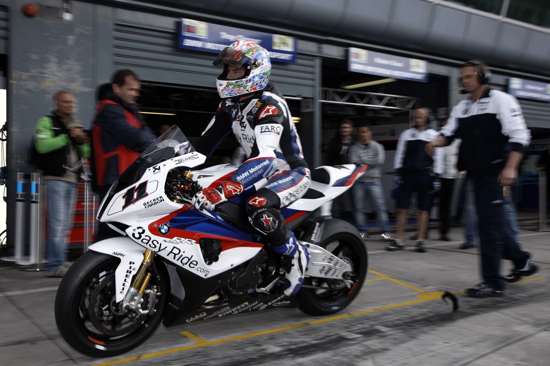 Corser on the BMW S1000 RR