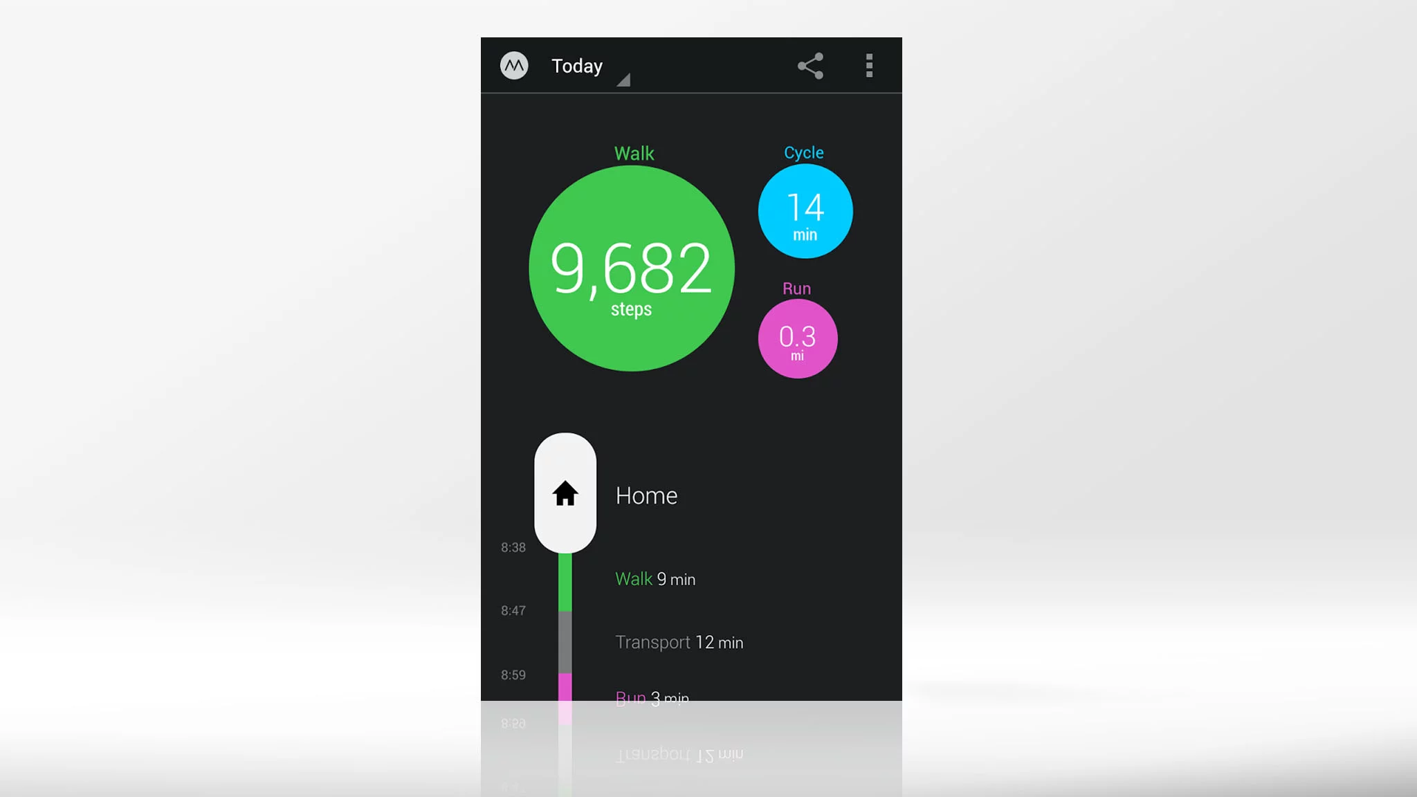 Moves turns your phone into an always-on fitness tracker (at the expense of battery life)
