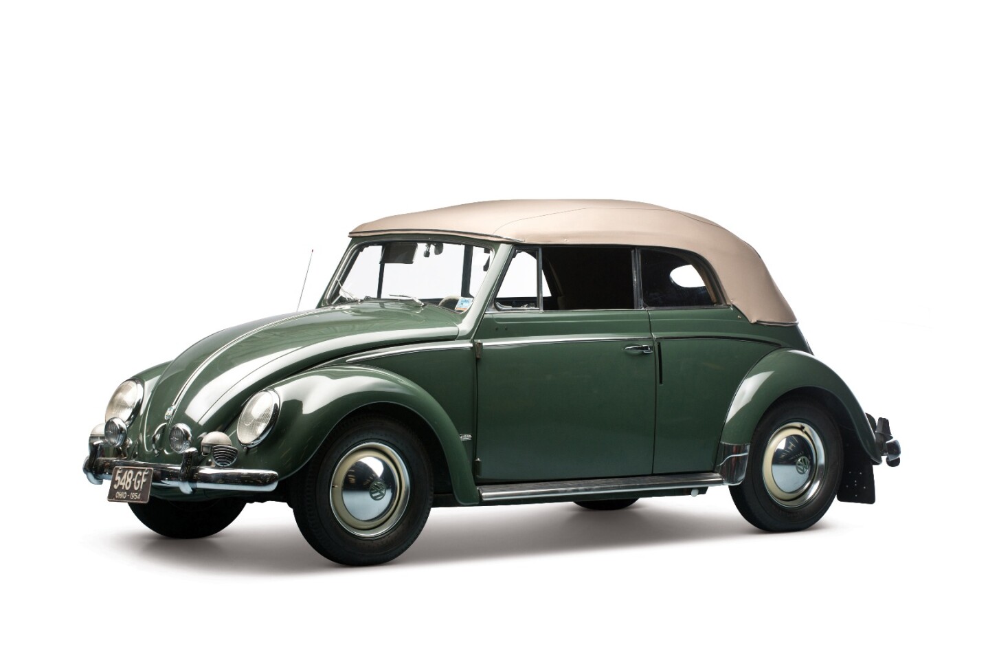 The eighth most valuable Beetle ever sold was this 1954 Volkswagen Beetle 1200 Deluxe Cabriolet which fetched $66,125 at an RM-Sothebys auction in Madison, Georgia during February, 2013 | Auction Link