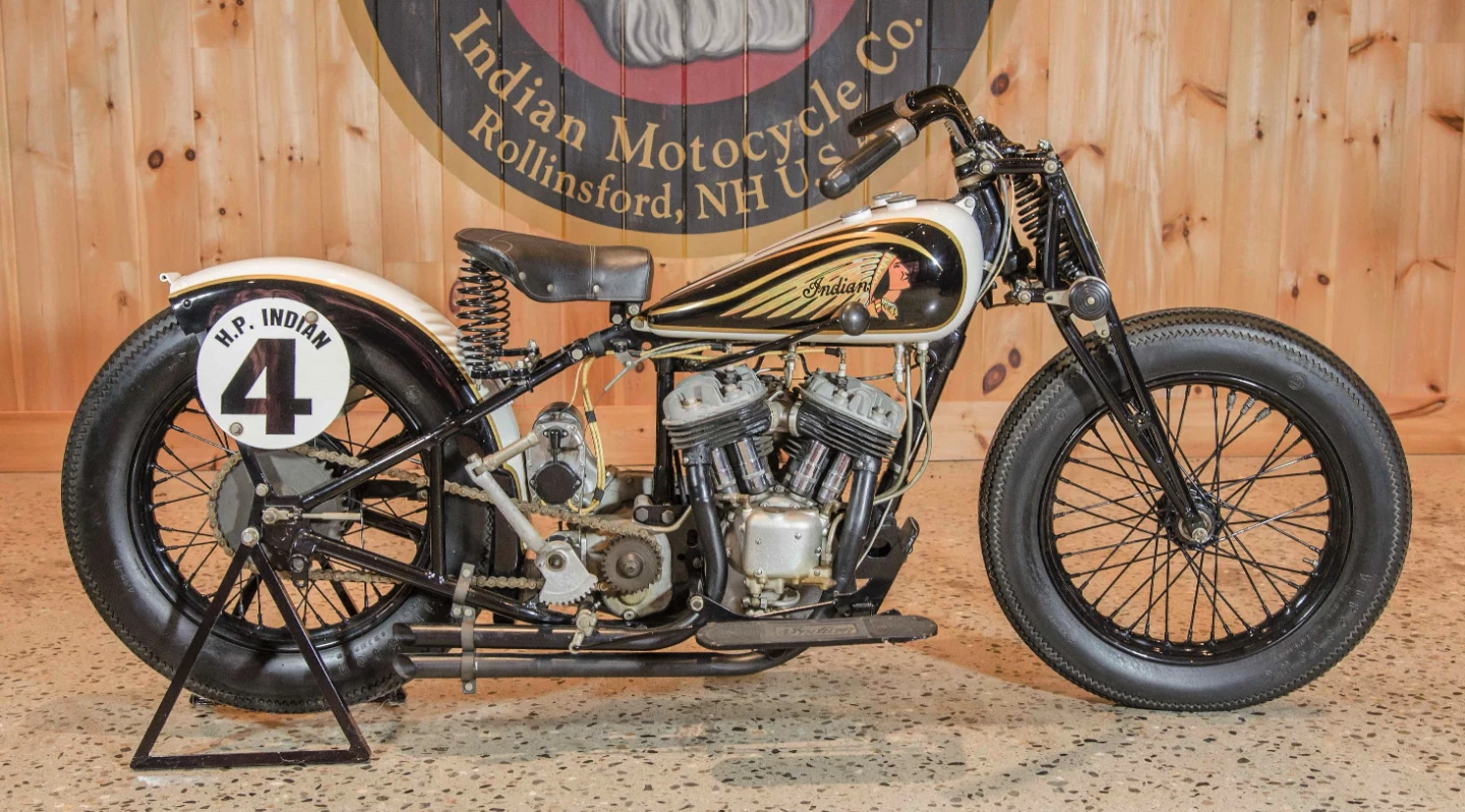 The ilk of Indian which you'd see at a racetrack during the 1930s, and the type which generated the headlines and put the Indian name consistently in the results column of newspapers.
