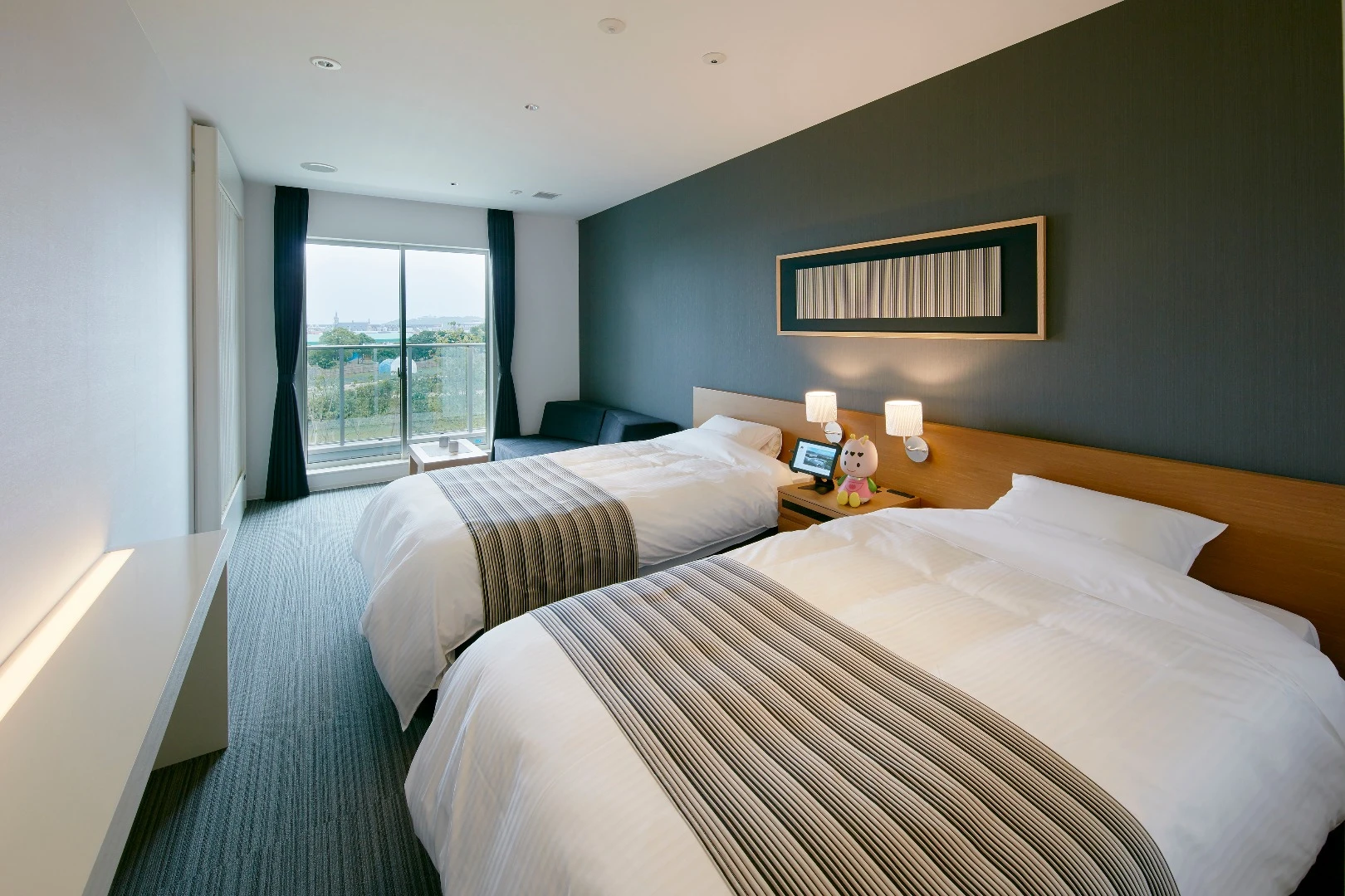 A superior room at the the Henn-na Hotel