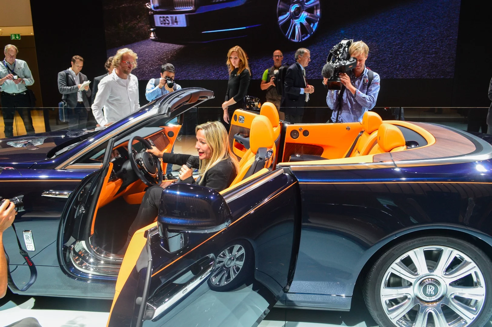 World premiere of the Rolls Royce Dawn