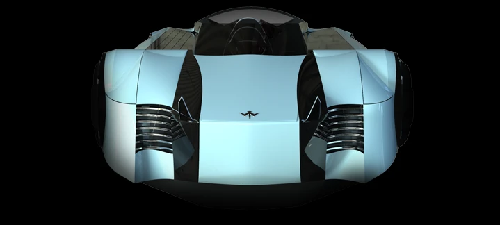 The Mercier-Jones hovercraft front view