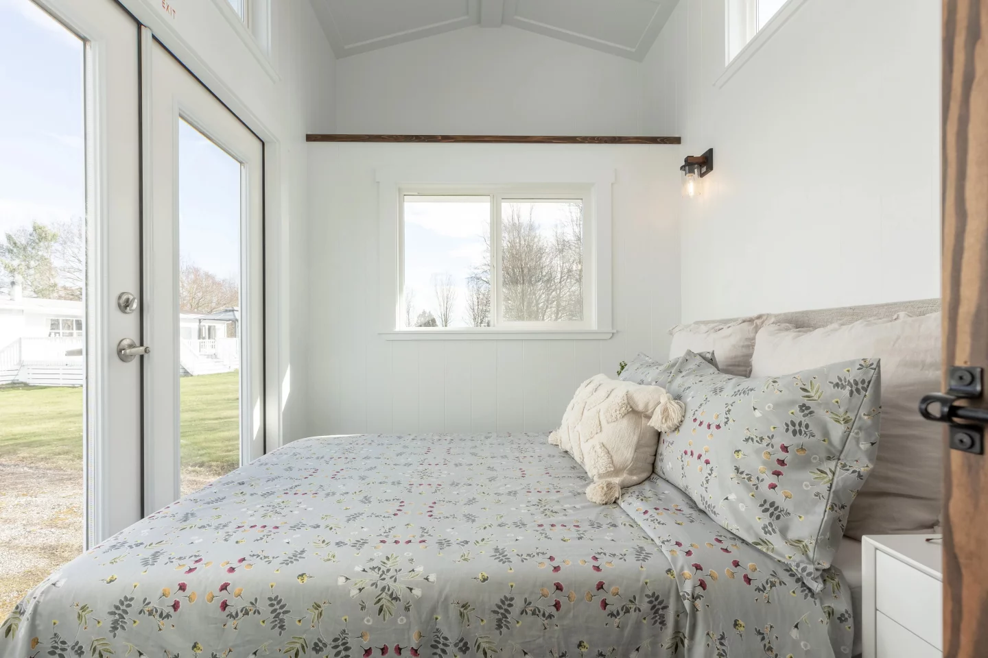 The Violet Edition – Scarlett Loft's downstairs master bedroom has its own separate entrance to the outside