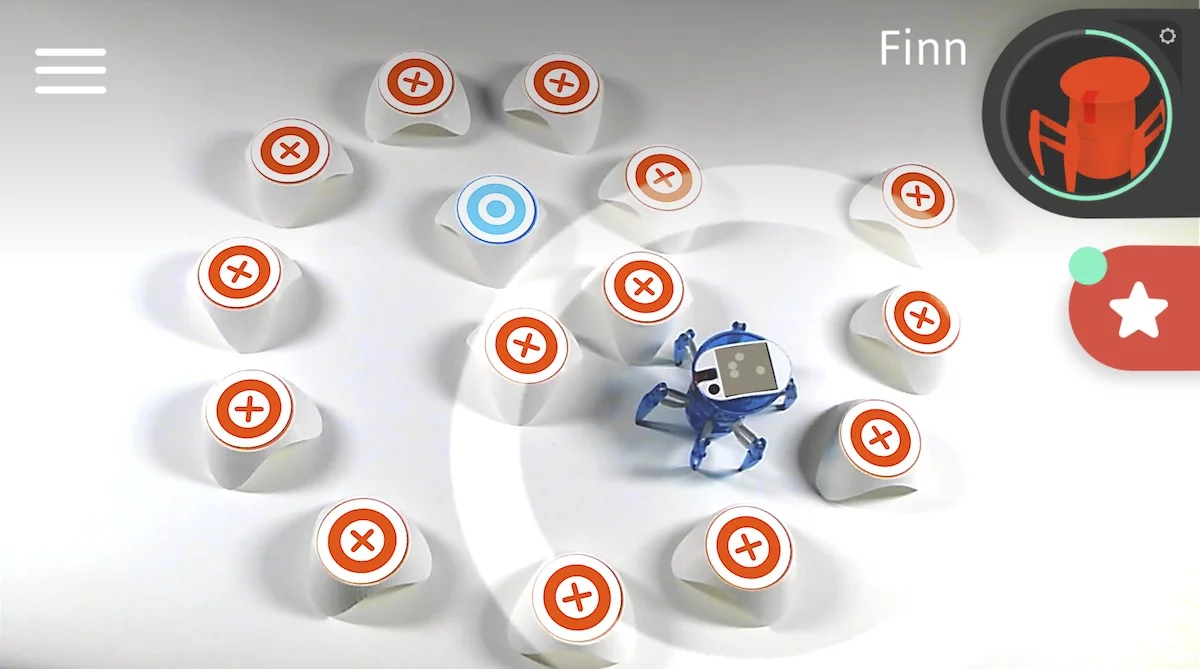 The bots_alive system works through a smartphone app