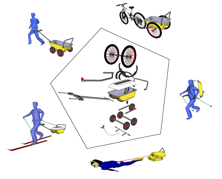 The available components make the Armadillo EVS a versatile piece of gear good for year-round adventuring