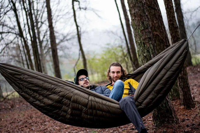The creators are looking to raise funds on Kickstarter for their Swayy hammock