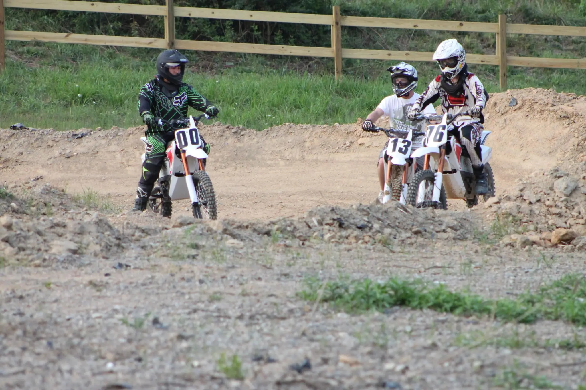 Novice riders can take lessons at the track but the bikes are said to be easy to ride as a conventional bicycle, except there's no pedaling and they're just a tiny bit faster