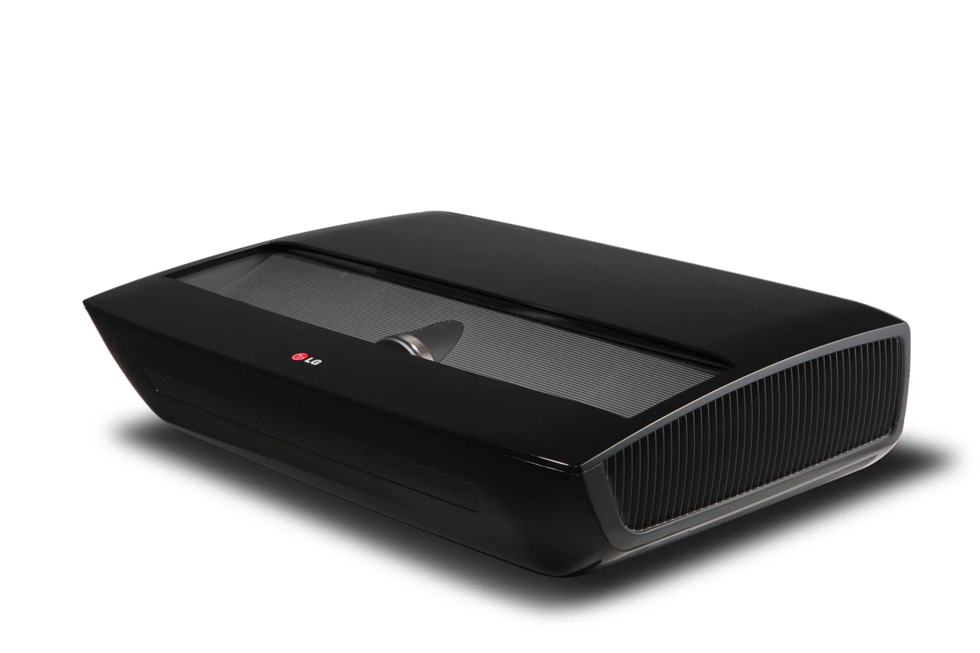 To cast an image on the screen, the projector sits a mere 22 inches (approximately 56 centimeters) in front of it and shines the image upwards