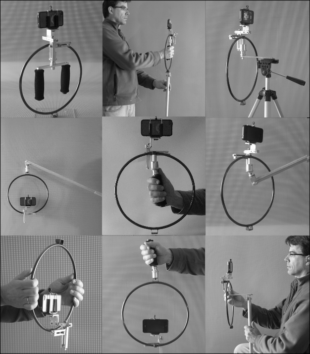 Some of the possible configurations for using the Circle Thing