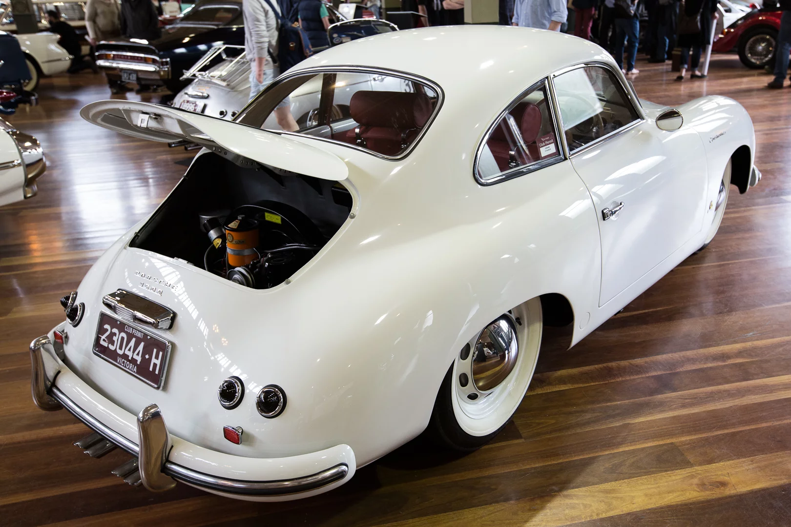A 1955 Porsche 356 Continental Coupe on show at Motorclassica 2014 (Photo: Nick Lavars/Gizmag)