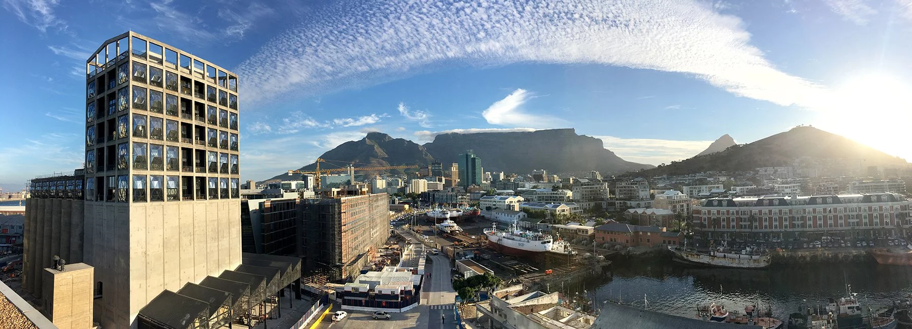 Zeitz Museum of Contemporary Art (MOCAA) in Cape Town, South Africa by Thomas Heatherwick. A winner under the "Restoration and Renovation" category of the 2018 International Architecture Awards, this project converted a disused rain silo into a new waterfront museum