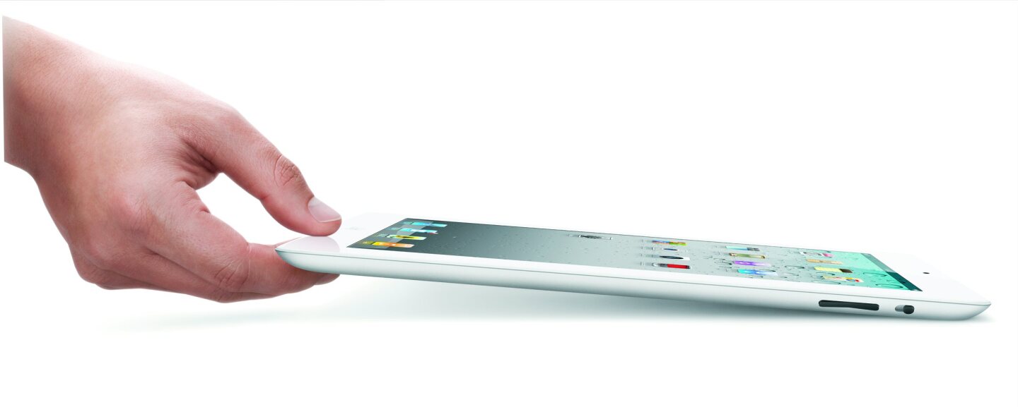 The new iPad 2 is 15 percent lighter and 33 percent thinner than the original