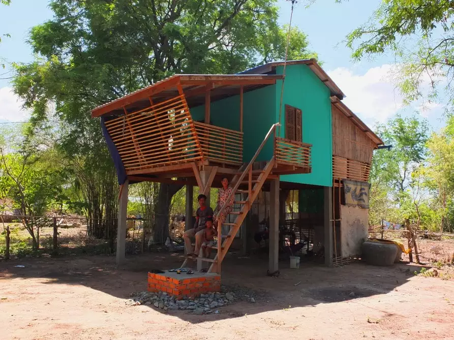 The US$2,500 Framework House by Building Trust international, Atelier COLE, and Habitat for Humanity Cambodia